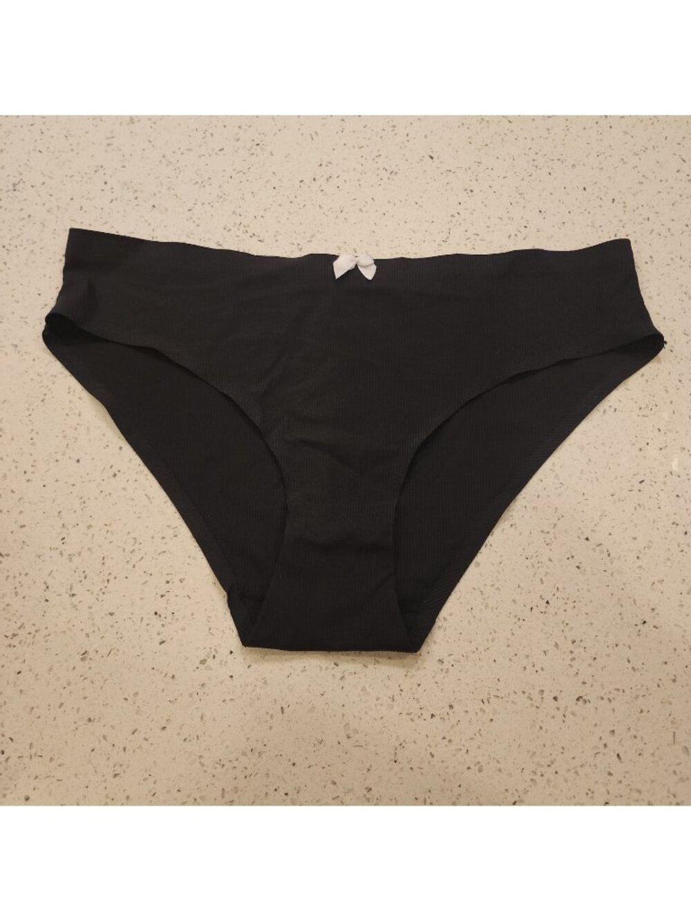 NWOT Betsey Johnson Panties Black Large Underwear
